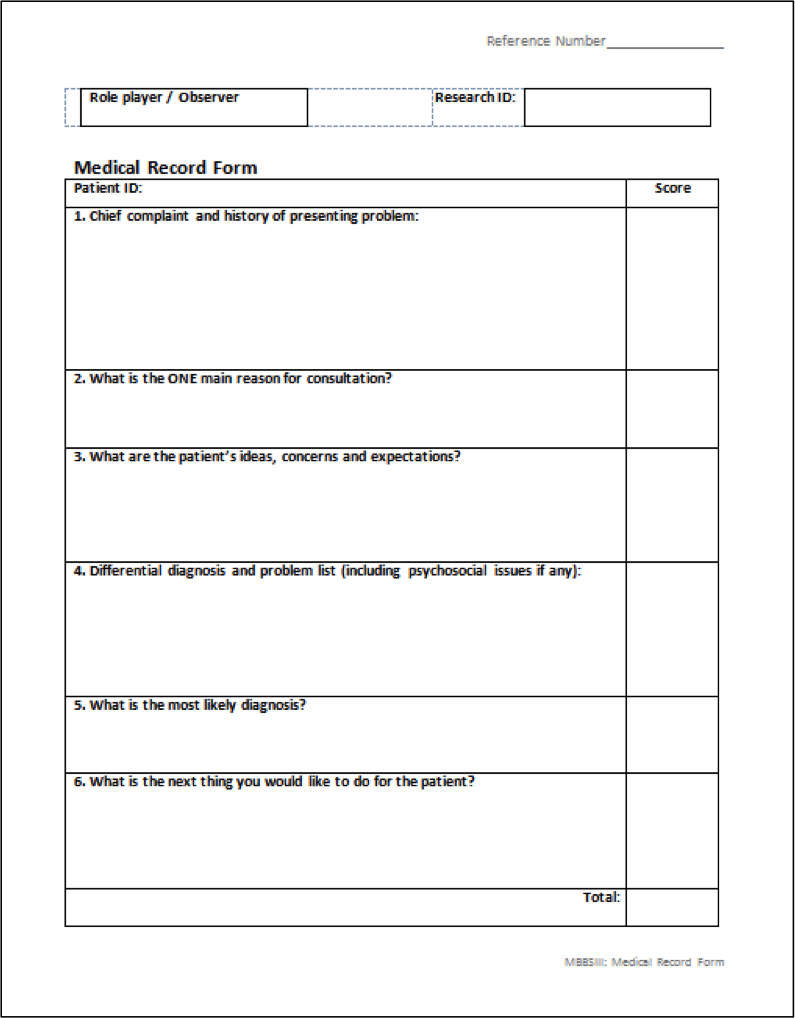 Workshop evaluation form