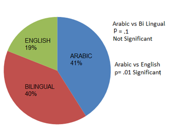 GRAPHIC REPRESENTATION OF STUDENT LINGUISTIC PREFERENCES